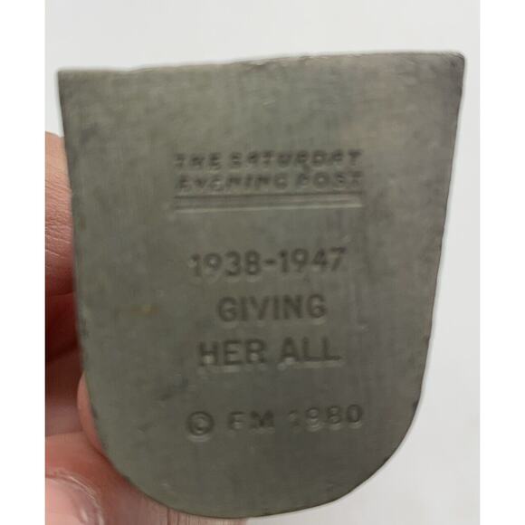 Vtg 1978-1980 Saturday Evening Post Pewter 23 Pc. Parade of American People - Picture 5 of 16